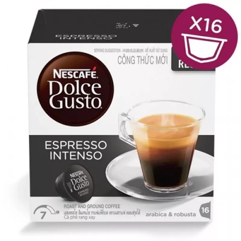 Nescafe Dolce Gusto Espresso Intenso kafija, 16 kapsulas