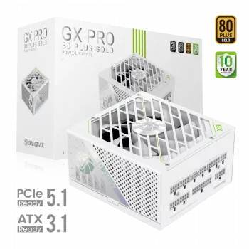 Gamemax barošanas bloks, 80 PLUS, Gold | GX PRO 1050G WH | 1050 W