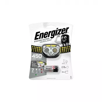 ENERGIZER Headlight Vision Ultra 3AA 450 LM, 3 krāsu gaisma