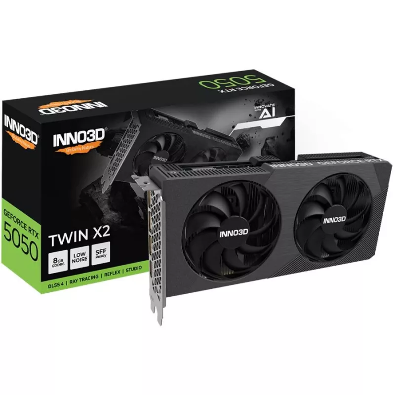 INNO3D GeForce RTX 5050 TWIN X2 8GB GDDR6 grafikas karte