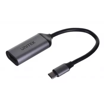 UNITEK V1420A Video kabeļa adapteris 0,15 m USB Type-C HDMI Pelēks