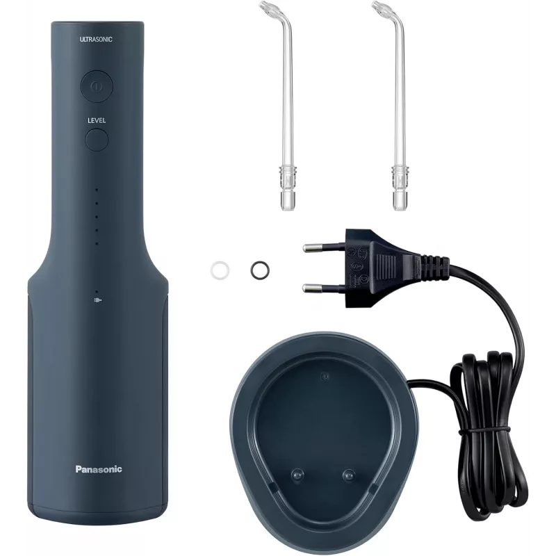 EW-DJ66, 0,2 l, zils, bezvada mutes skalotājs, skaņas zobu birste, uzlādējams akumulators, 100 - 240 V