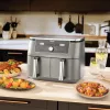 Karstā gaisa fritieris Ninja DZ400EU 9,5 L 2470 W pelēks dubultais