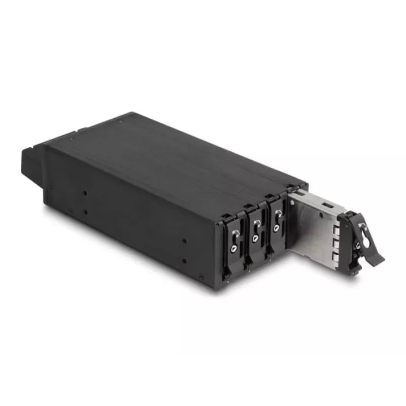 HDD Cage DeLOCK 47126 Rack Saderīga Metal 72mm Width