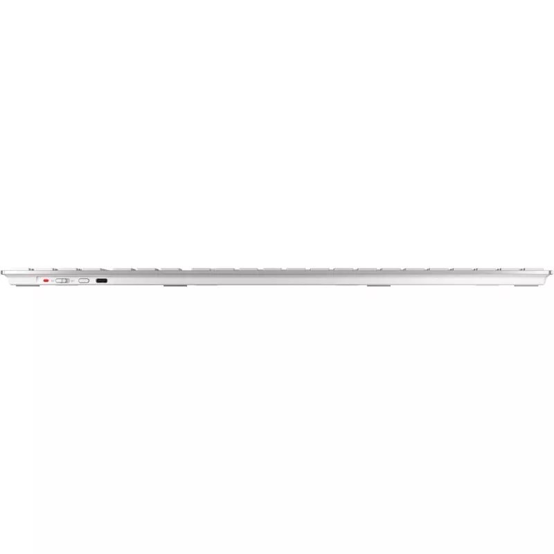 CHERRY DW 9100 SLIM tastatūra un pele komplektā Universāls RF bezvadu + Bluetooth QWERTZ vācu Sudrabs