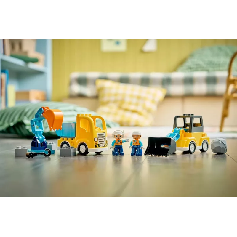 LEGO DUPLO 10475 3-in-1 Celtniecības transportlīdzekļi