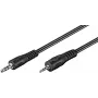 Microconnect AUD3525LL2 audio kabelis 2 m 3,5 mm 2,5 mm melns