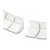 Kabeļu kanāls DeLOCK 740 x 75 mm augstuma regulējams balts