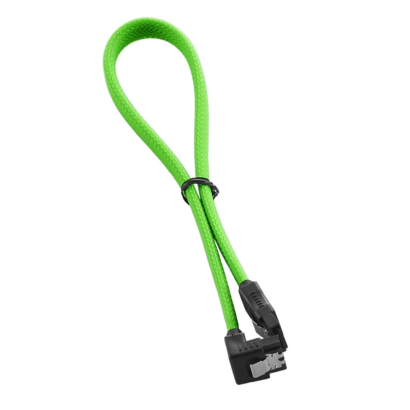 ModMesh taisnā leņķa SATA 3 kabelis 30 cm - gaiši zaļš - kabelis - digitāls/datu (CM-CAB-RSAT-N30KLG-R)