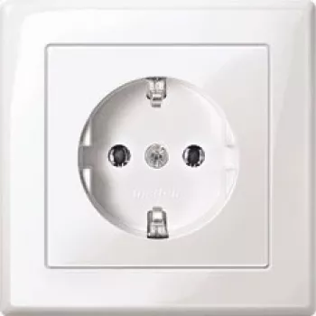 Kontaktligzda CEE 7/3 Merten MEG2301-1425 balta