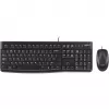 Darbvirsmas komplekts MK120, vadu, USB, QWERTZ, melns, pele iekļauta