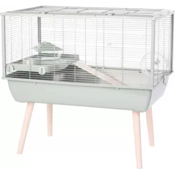 Būris ZOLUX Neolife 80 zaļš kāmjiem — metāls/plastmasa, 780×480×750 mm, 9 mm stieņu atstatums