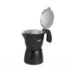 Espresso kafijas automāts Adler AD 4421 — 15 bāru sūknis, melns korpuss