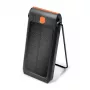 Logilink - Saules enerģijas banka - lukturis - Li-Pol - 10000 mAh - 18 W - 3 A - PD 2.0, QC 3.0, Īpaši ātra uzlāde - 2 izejas porti (USB Type A, 24 kontaktu USB-C) - ar kabeli: USB (PA027
