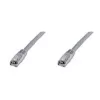tīkla kabelis Digitus CAT 5e SF/UTP Patch Cord RJ-45 Cat5e 10m pelēka