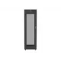 Rack cabinet LANBERG FF01-6842-23BL 42U freestanding, 2127.5×600×800 mm, IP20, key lock, castor wheels