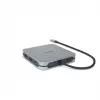 DICOTA D32057 USB Type-C centrmezgls 10000 Mbit/s sudraba krāsā