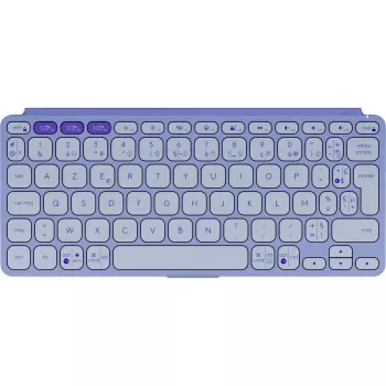 Logitech Keys-To-Go 2 Klaviatūra Universāla Bluetooth AZERTY Franču Ceriņkrāsa