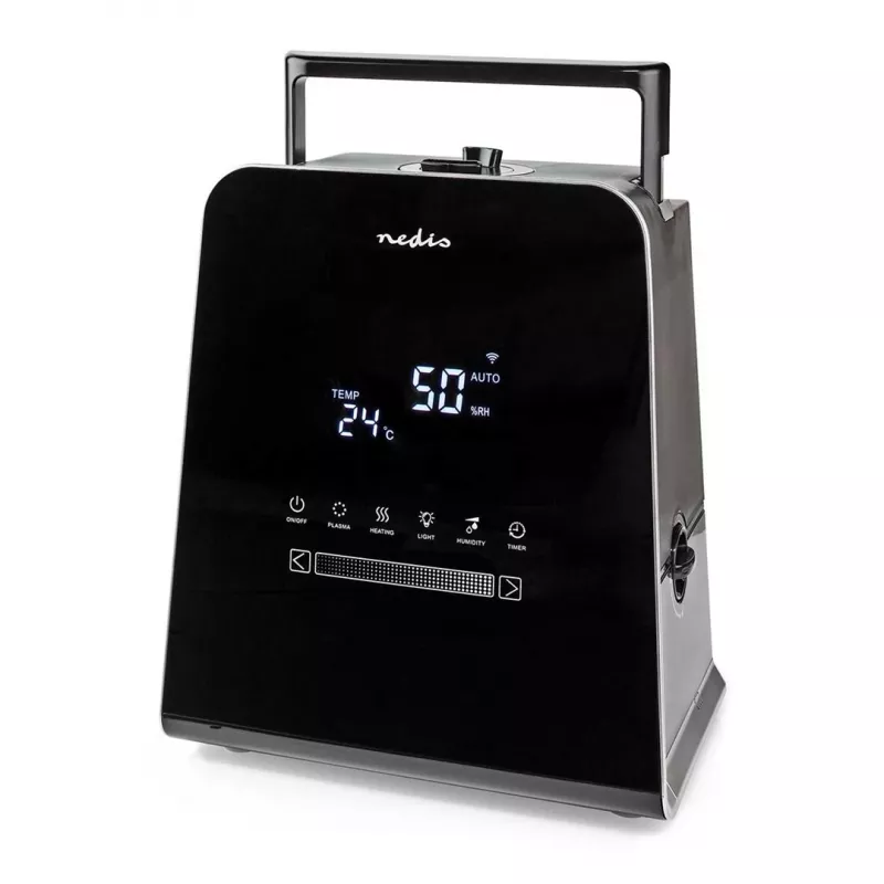 Nedis SmartLife melns ultraskaņas gaisa mitrinātājs 5,5 L