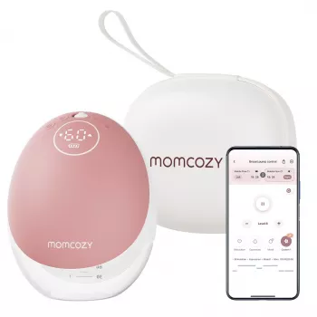 Krūts sūknis Momcozy M9 viens sarkans 150ml