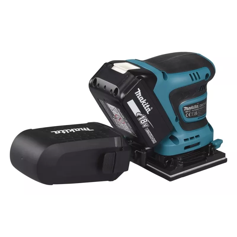 Makita DBO480Z portatīvais slīpmašīnas Random orbitālais slīpētājs 14000 OPM Melns, Zils 210 W