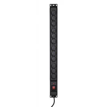 Activejet COMBO 12 ligzdu pagarinātājs 5m melns
