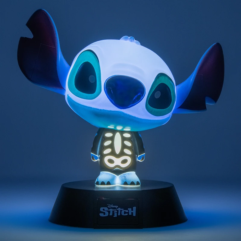 Galda lampa Paladone Stitch Skeleton Icon Light – rakstura naktsgaisma