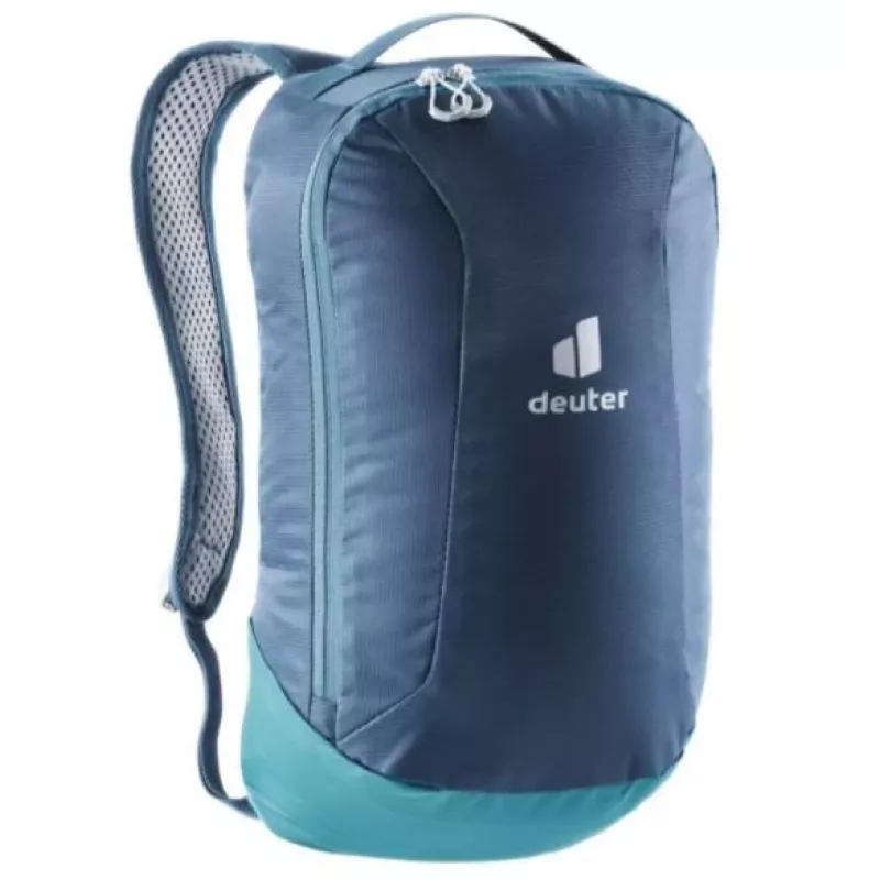Bērnu nēsāšanas mugursoma Deuter Kid Comfort Pro, zila, poliamīds, maks. 22 kg, saulessargs, sānu kabata