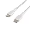 Pīts USB-C uz USB-C kabelis 1m Balts