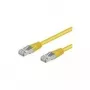 Wentronic Goobay CAT 5e komutācijas kabelis, F/UTP, dzeltens, 50 m - CCA vara maisījums (50869)