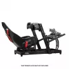 Sacīkšu pilotsēdeklis Next Level Racing F-GT Elite Lite Wheelplate Edition regulējams augstums saderīgs ar Formula un GT konfigurācijām