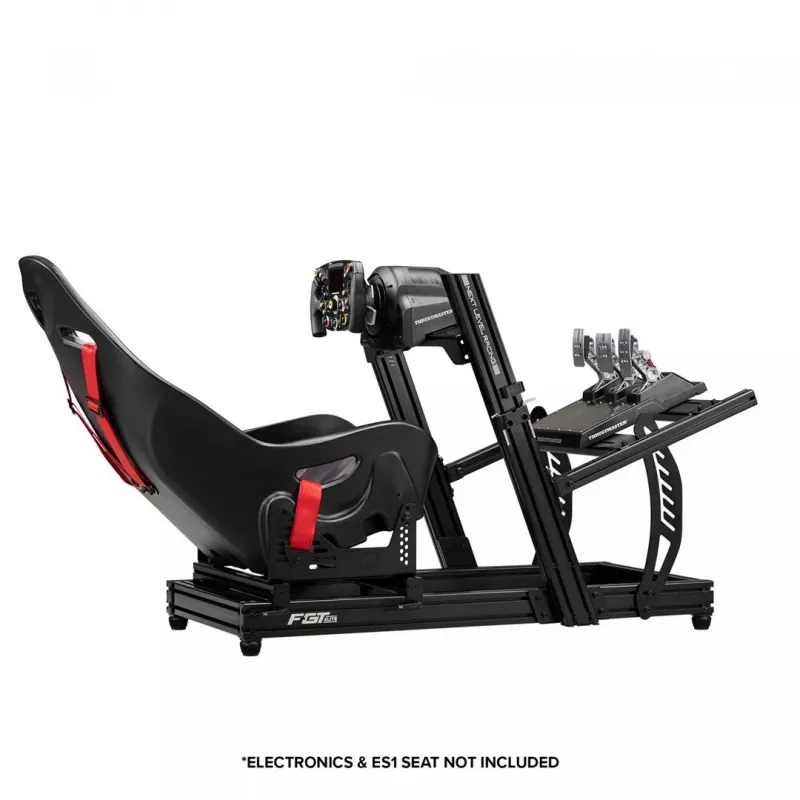 Sacīkšu pilotsēdeklis Next Level Racing F-GT Elite Lite Wheelplate Edition regulējams augstums saderīgs ar Formula un GT konfigurācijām