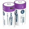 Ansmann ANS 1313-0004 - Li-ion uzlādējamā baterija C Baby 2300 mAh 1,5 V 2 gab. iepakojumā - Uzlādējamā baterija