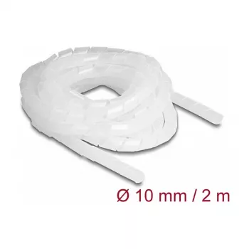 DeLOCK Spiral Hose elastīgs 2 m x 10 mm caurspīdīgs