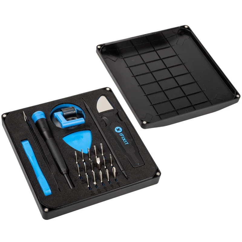 iFixit Essential Electronics Toolkit + salokāms antistatiskais paklājiņš