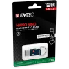 USB zibatmiņa EMTEC ECMMD128GT103 128 GB USB Type-A 3.2 Gen 1 (3.1) Melna, lasīšanas ātrums 180 MB/s, rakstīšanas ātrums 25 MB/s