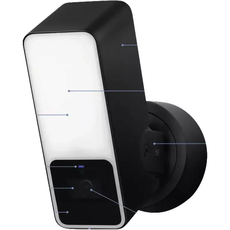 Āra IP kamera Eve Systems GmbH Eve Outdoor Cam ar kustības sensoru, balta