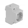Kontaktligzda CEE 7/3 DeLOCK 11469 Gaiši pelēka 250V 16A