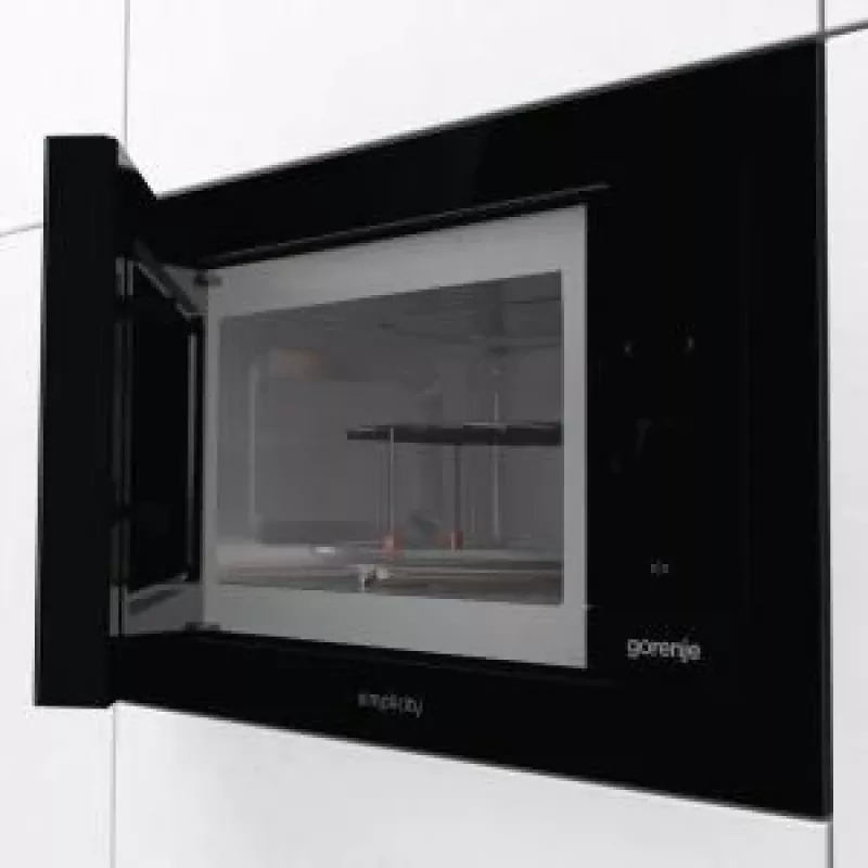 Gorenje BM235G1SYB melna kombinētā mikroviļņu krāsns iebūvējama 23 L 900 W