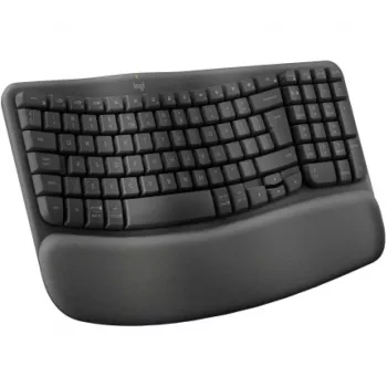 Logitech Wave Keys tastatūra birojam RF bezvadu + Bluetooth QWERTY US International Graphite
