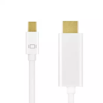 Mini DisplayPort uz HDMI, 4K, 3 m, balts