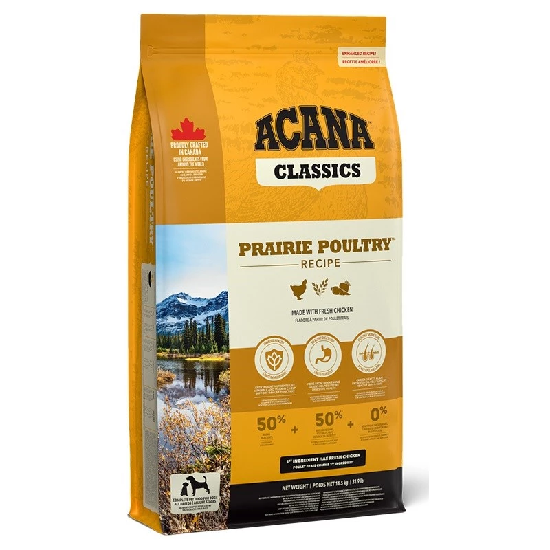 ACANA Classics Prairie Poultry - sausā suņu barība - 14,5 kg