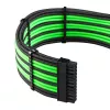 CableMod PRO ModMesh 12VHPWR kabeļa pagarinātāja komplekts melns/gaiši zaļš, 3-pin 16-pin komplekts