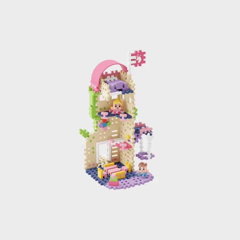 Marioinex Mini Waffle Princess Fantasy torņa konstruktors, 148 detaļas