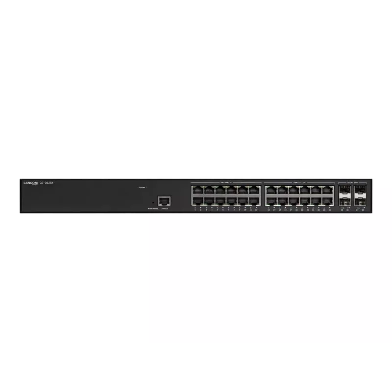 Lancom GS-3628X - Slēdzis - L3 - pārvaldīts - 12 x 100/1000/2.5G + 12 x 10/100/1000 + 4 x SFP+