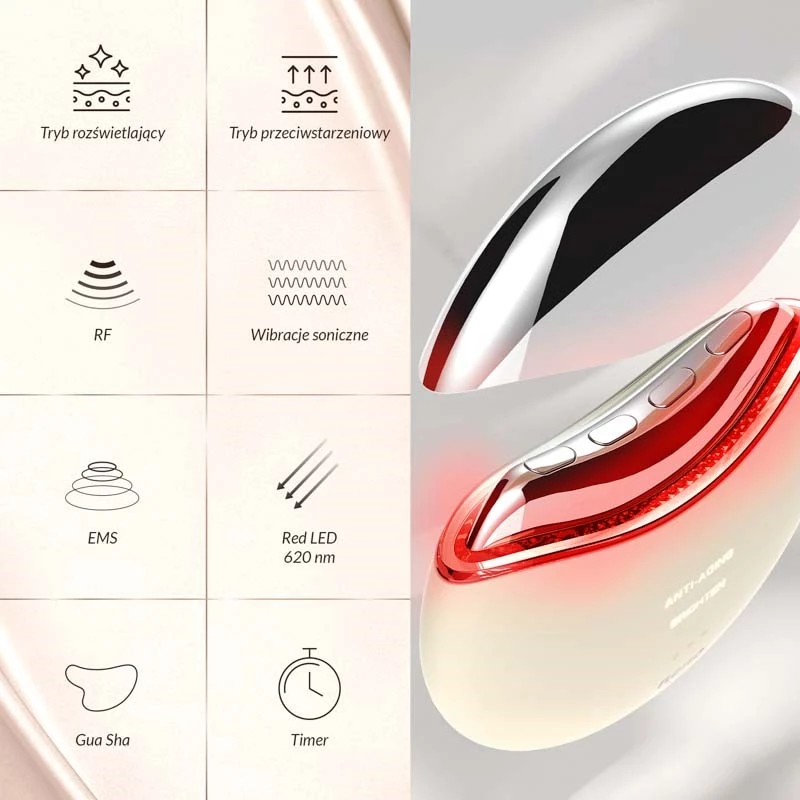 Neno AURI Advanced sejas EMS un RF kopšanas ierīce