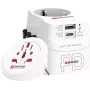 Ceļojumu strāvas adapteris SKROSS 1.302474 EU/FR/USA/UK/AU ligzdām, 100–250 V maiņstrāva, 7 A, USB 45 W