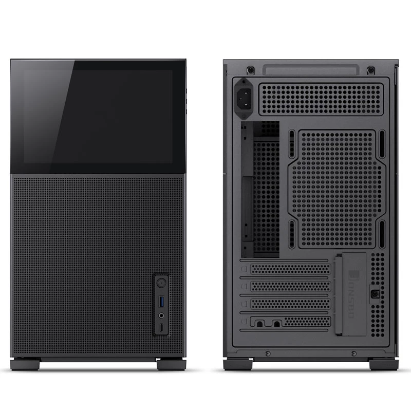 Jonsbo D31 MESH Screen Micro-ATX korpuss, rūdītais stikls - melns