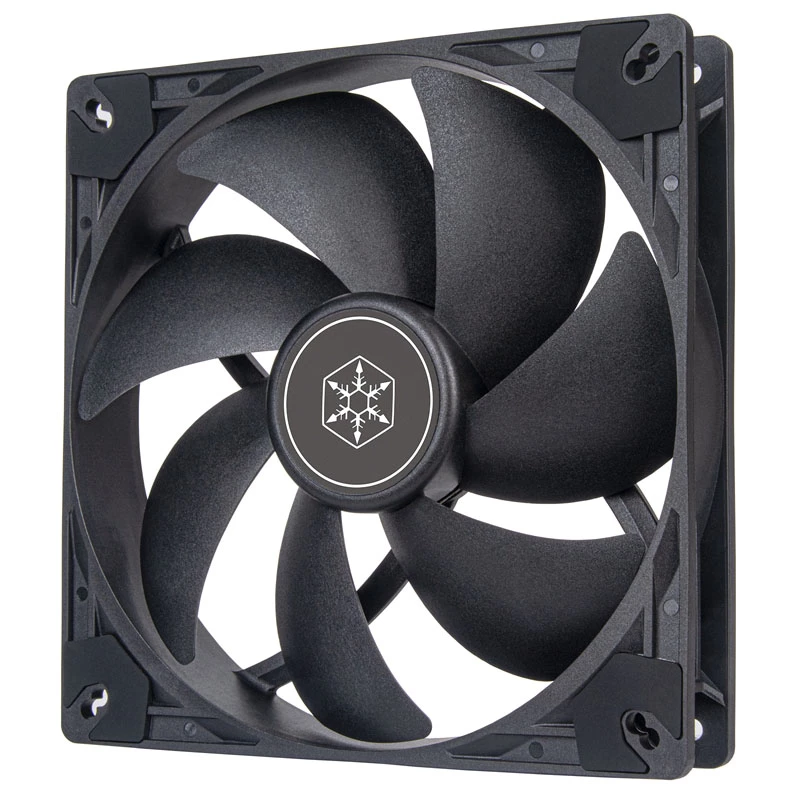 SilverStone VISTA SST-VS140B 140mm PWM korpusa ventilators - melns