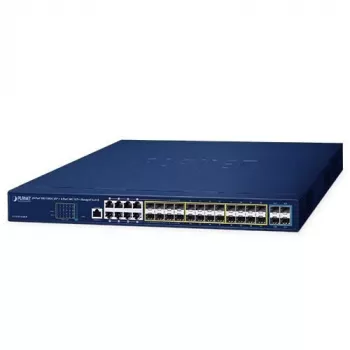 PLANET GS-5220-16S8CR - slēdzis - pārvaldāms - 24 x Gigabit SFP + 8 x koplietojams 10/100/1000 - plaukta stiprinājuma (GS-5220-16S8CR)